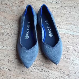 Rothy's Cloud Grey Points sz 8